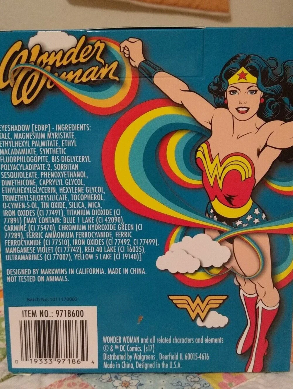 Eyeshadow wonder woman